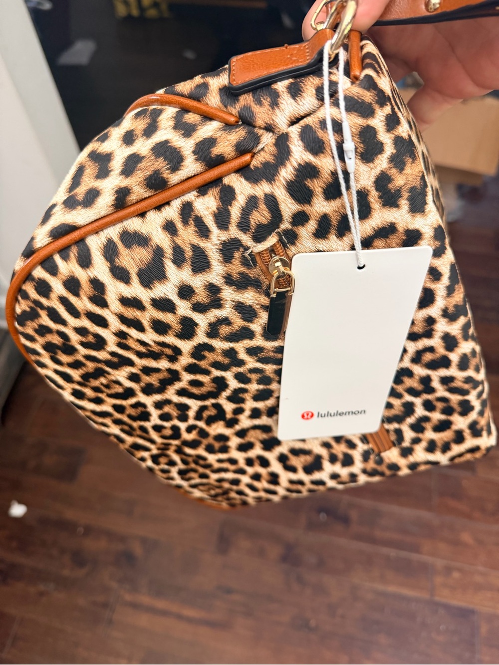lululemon Leopard Print Crossbody Bag in Brown and Black - Picture 5 of 9
